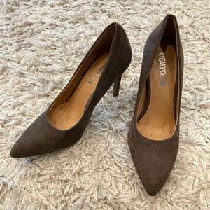Cosmopolitan brown 5 inch high heels